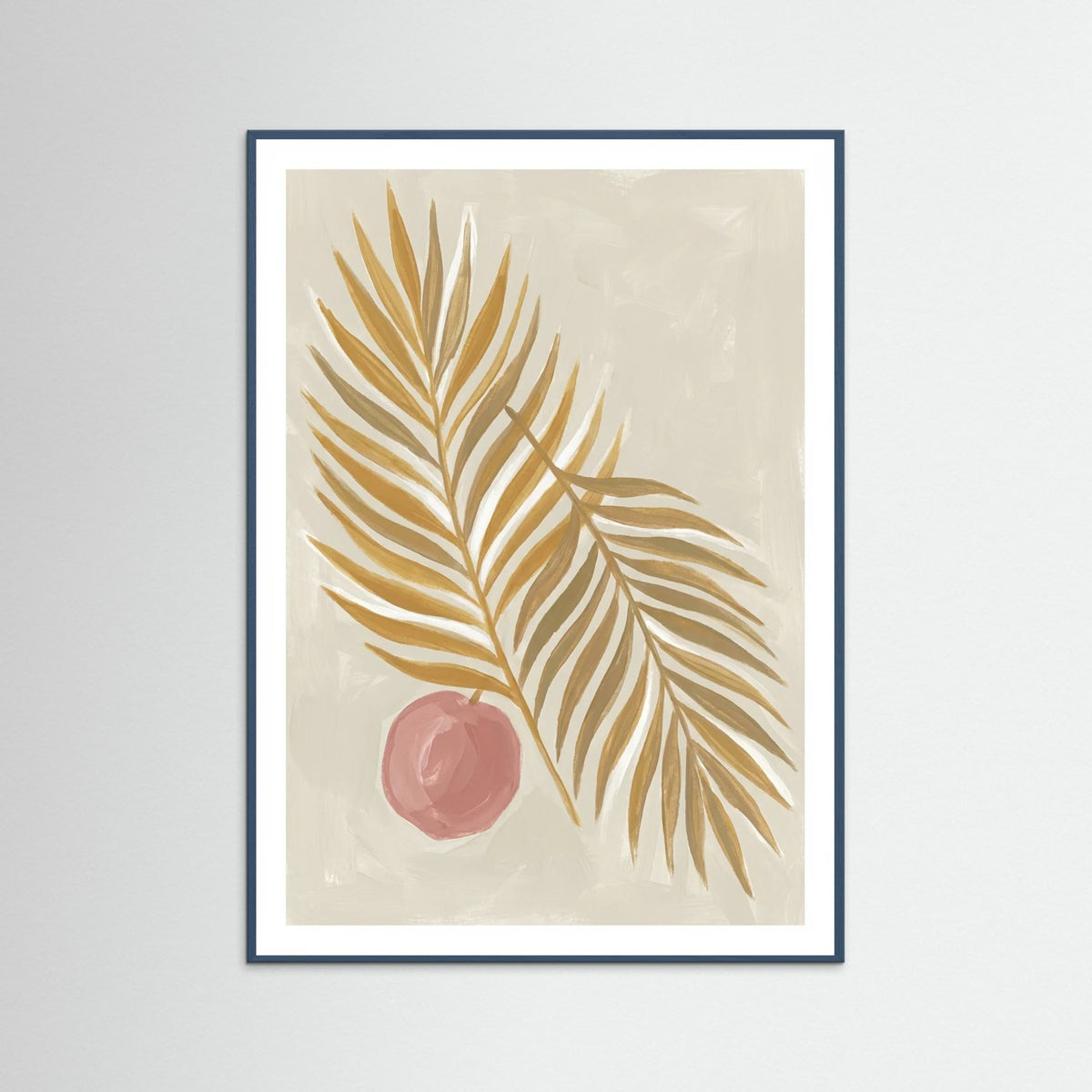 Teal Wood Golden Bloom