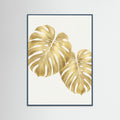 Teal Wood Golden Frond