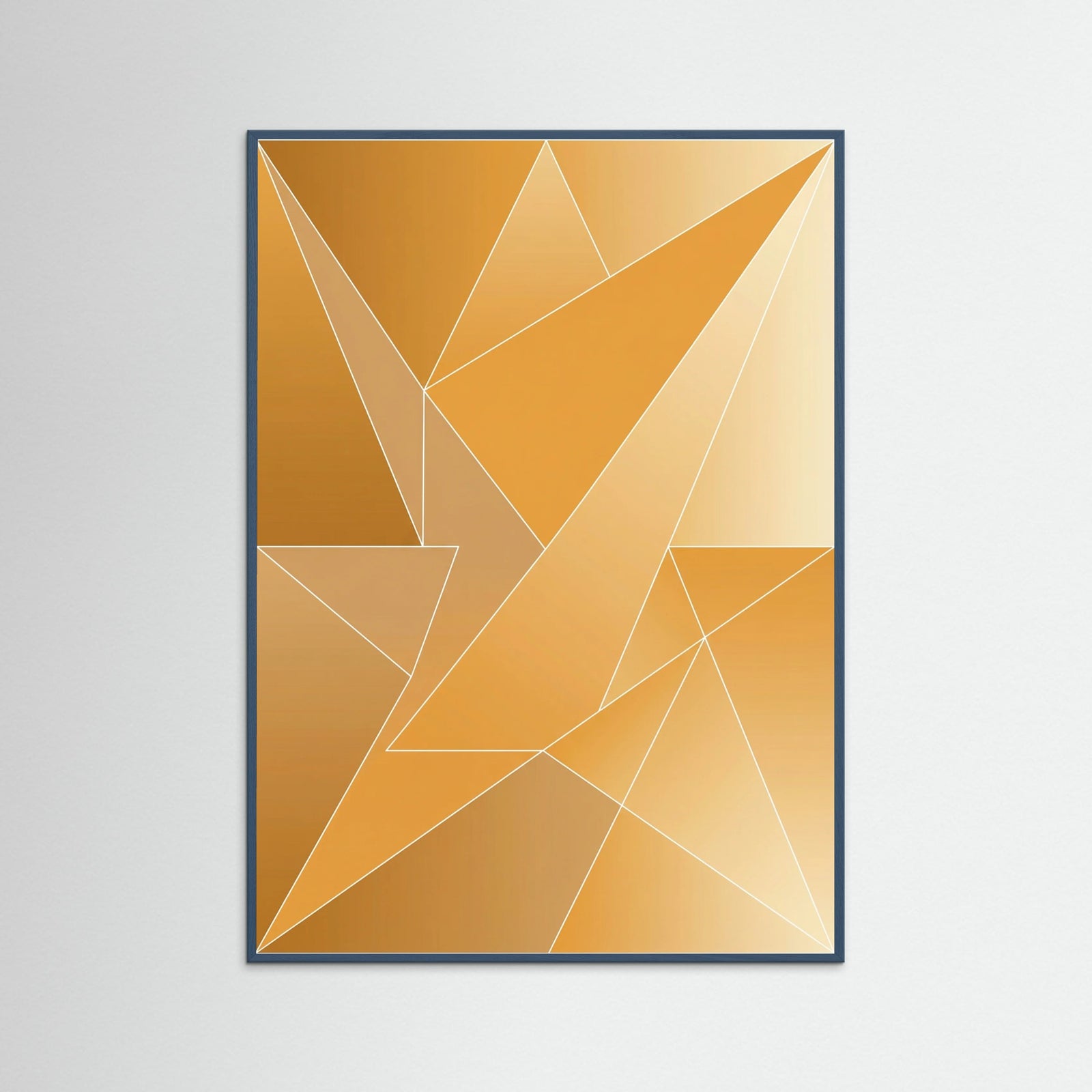 Teal Wood Golden Line Cascade