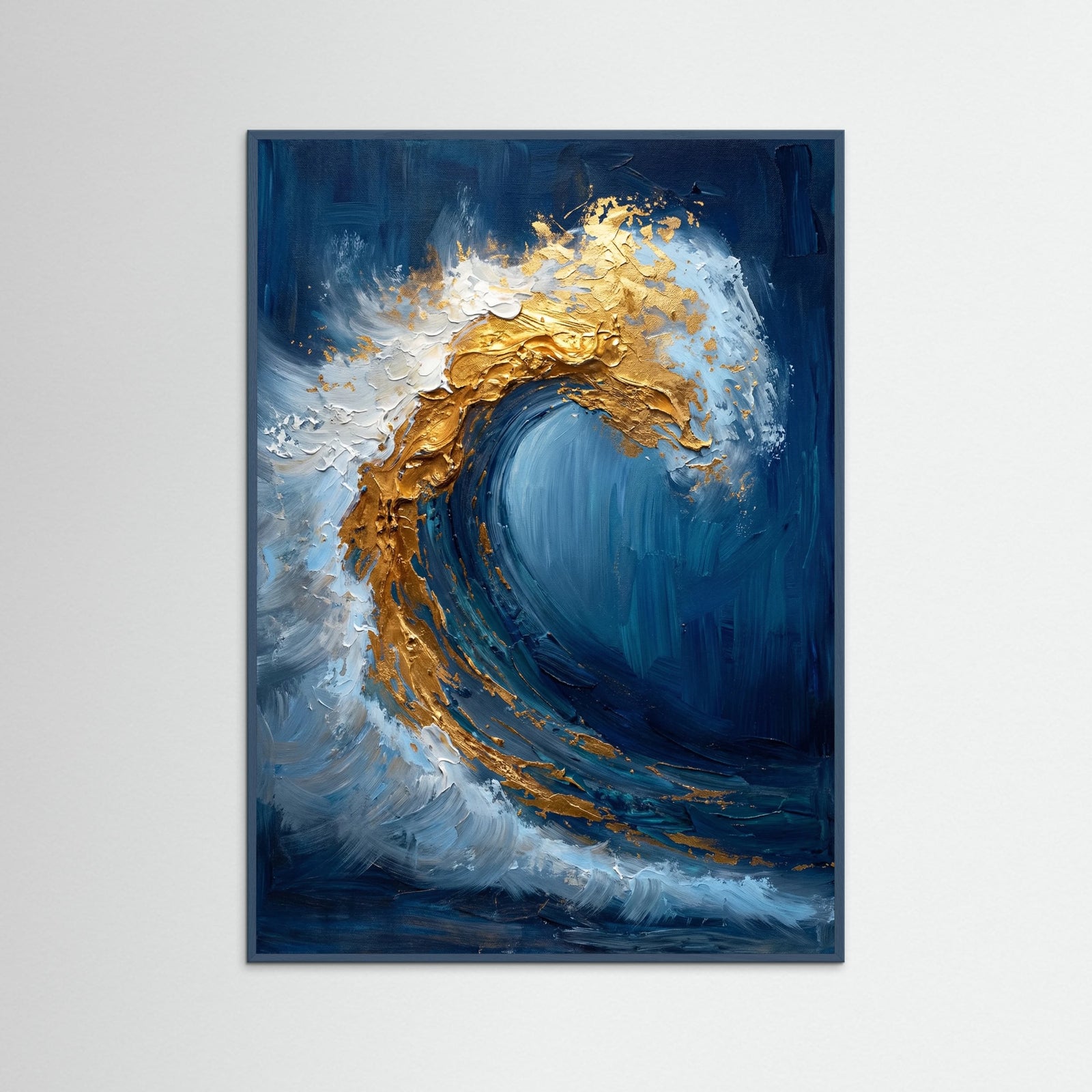 Teal Wood Golden Surge