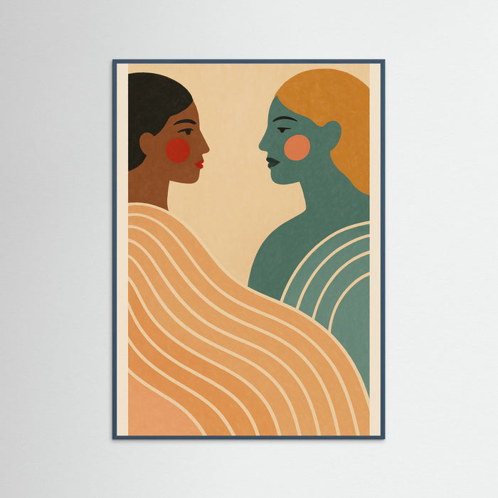 Teal Wood Golden Swirl