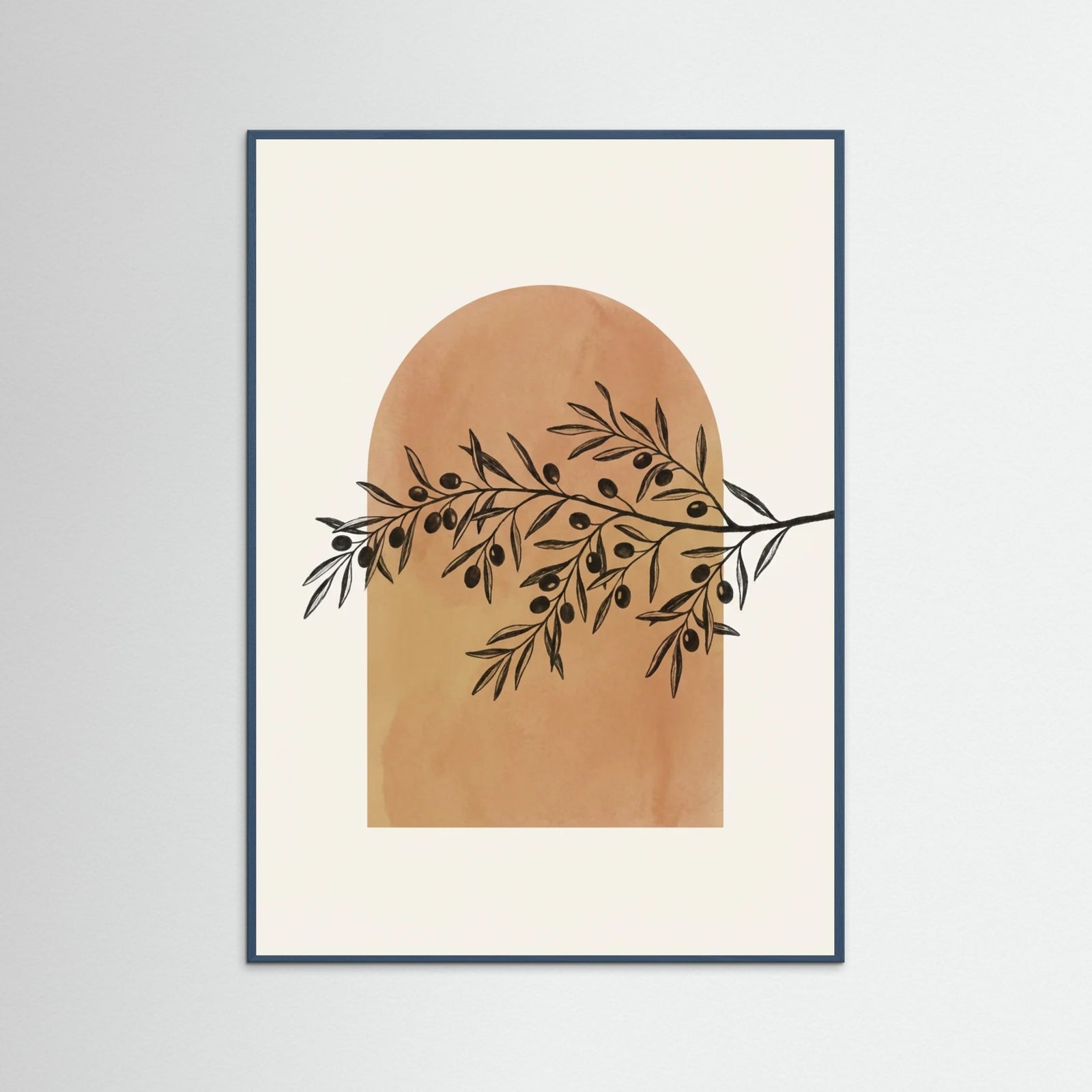 Teal Wood Golden Umbel