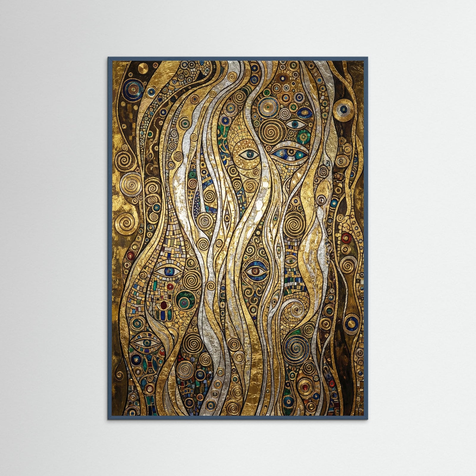 Teal Wood Golden Vitality