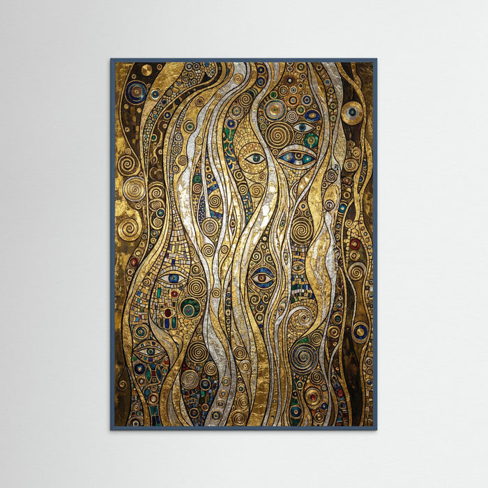 Teal Wood Golden Vitality