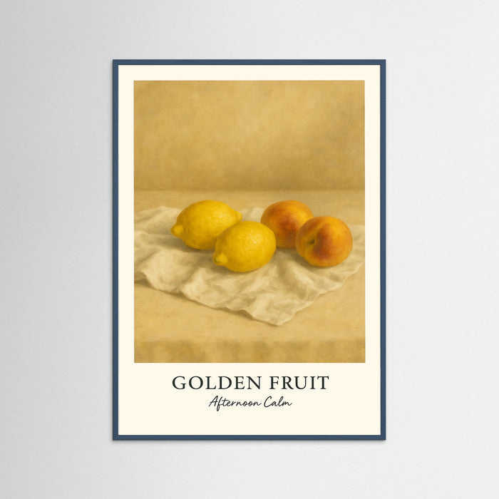 Teal Wood Golden fruit