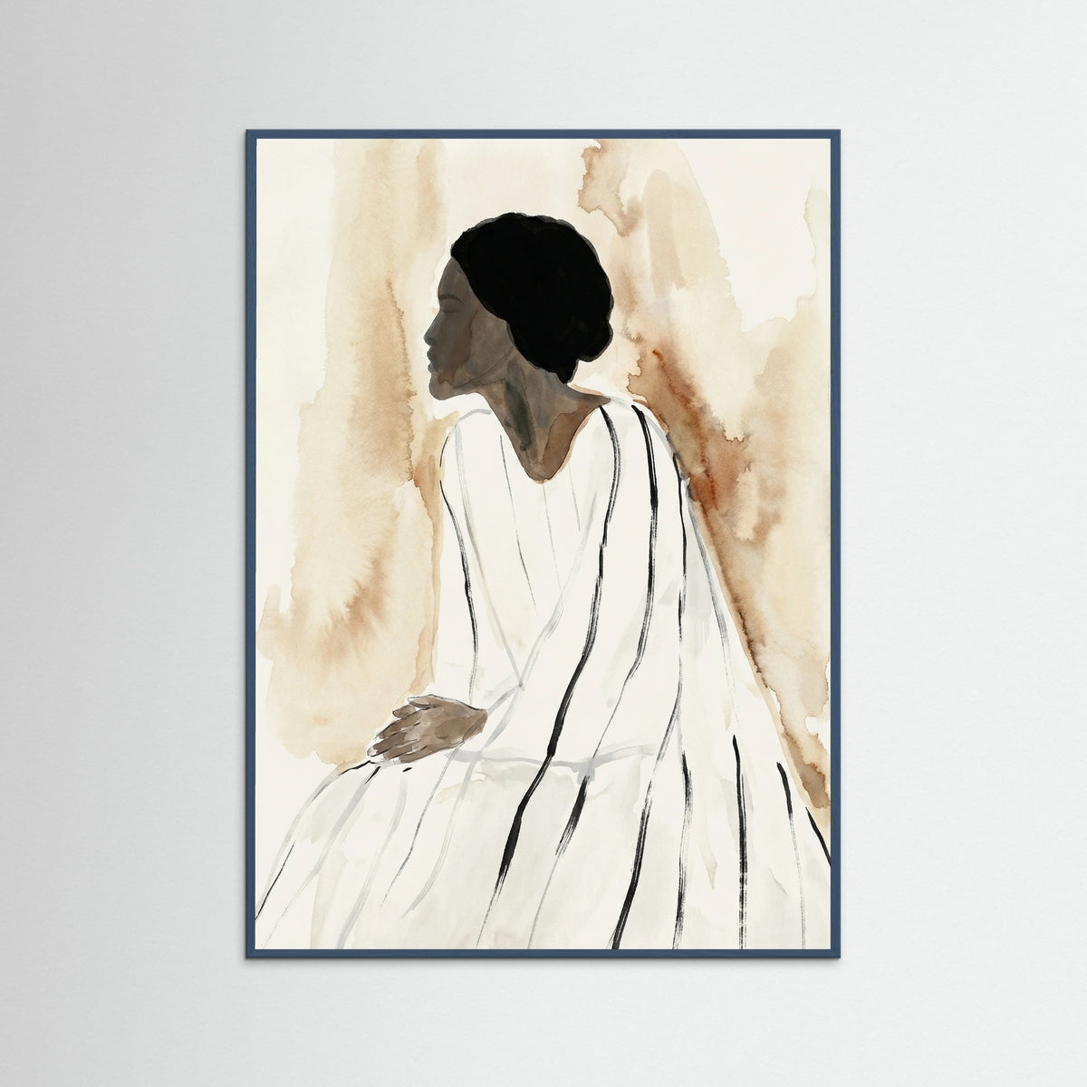 Teal Wood Graceful Profile