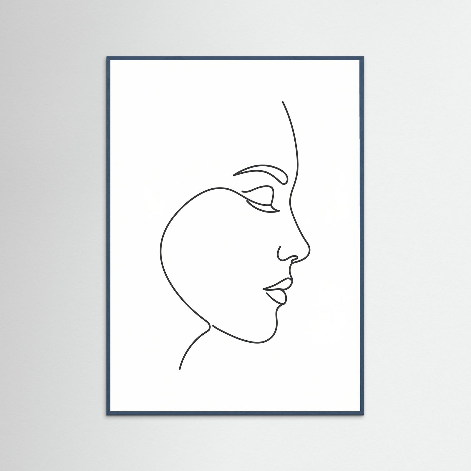 Teal Wood Graceful Silhouette