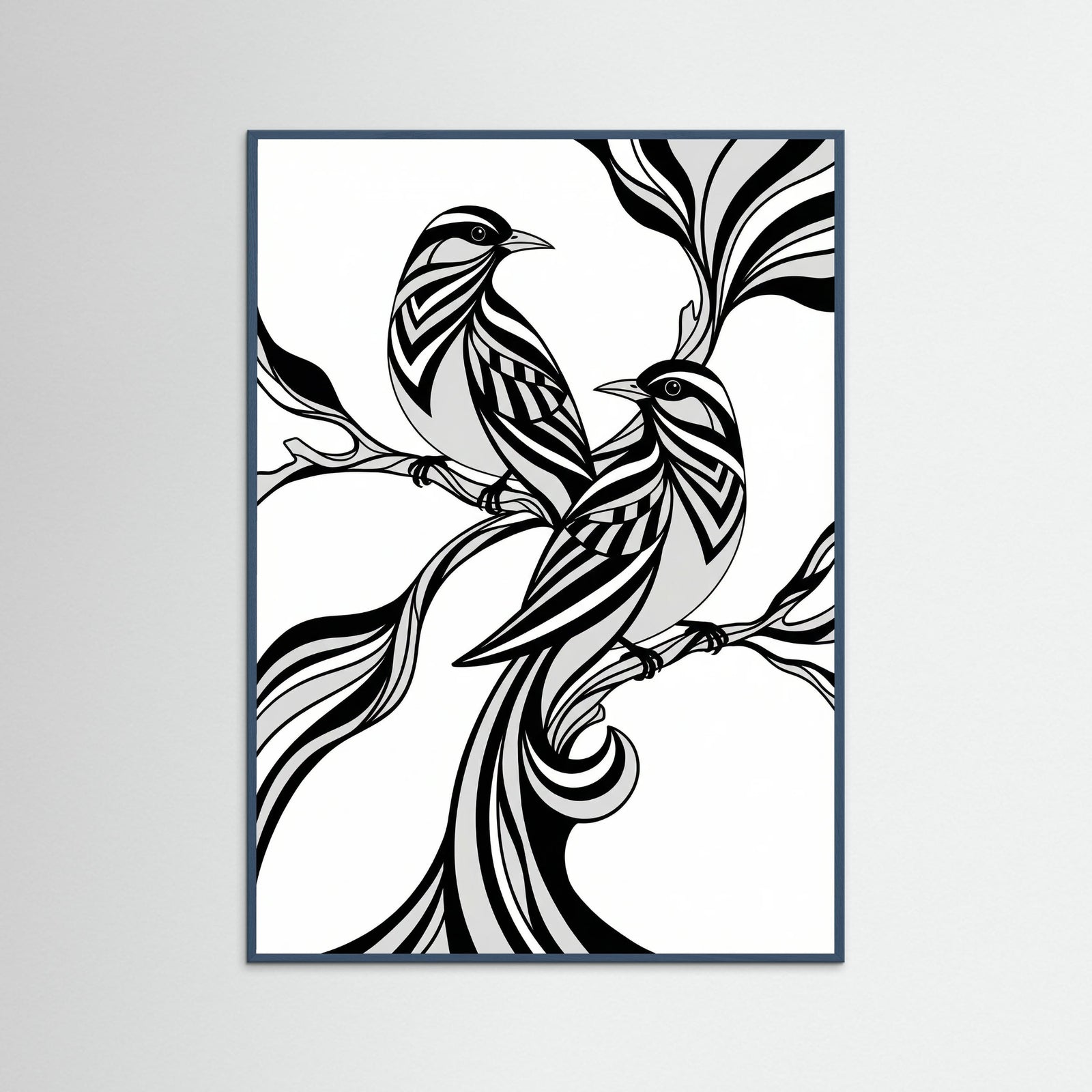 Teal Wood Graceful Stripes