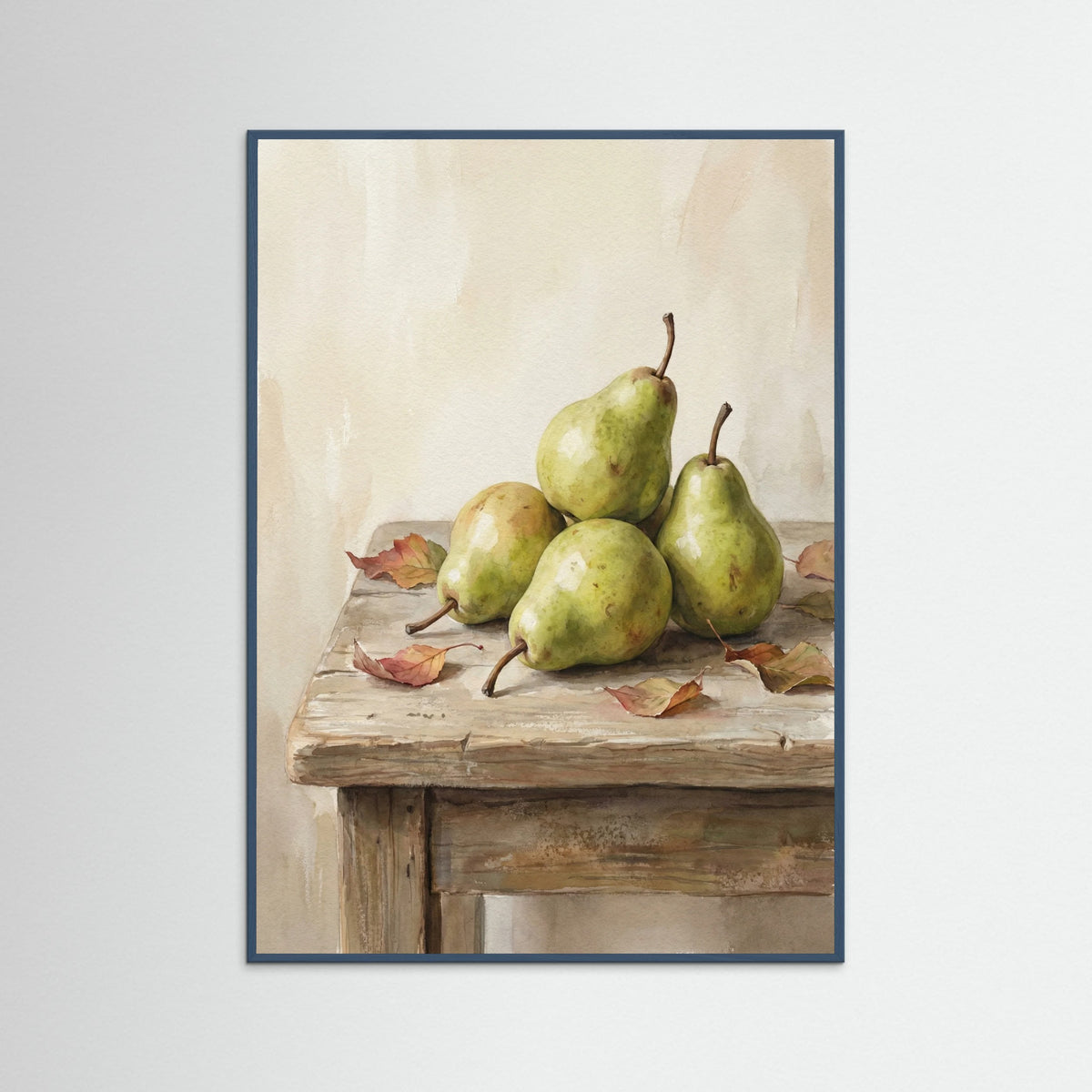 Teal Wood Grape Bowl Serenity