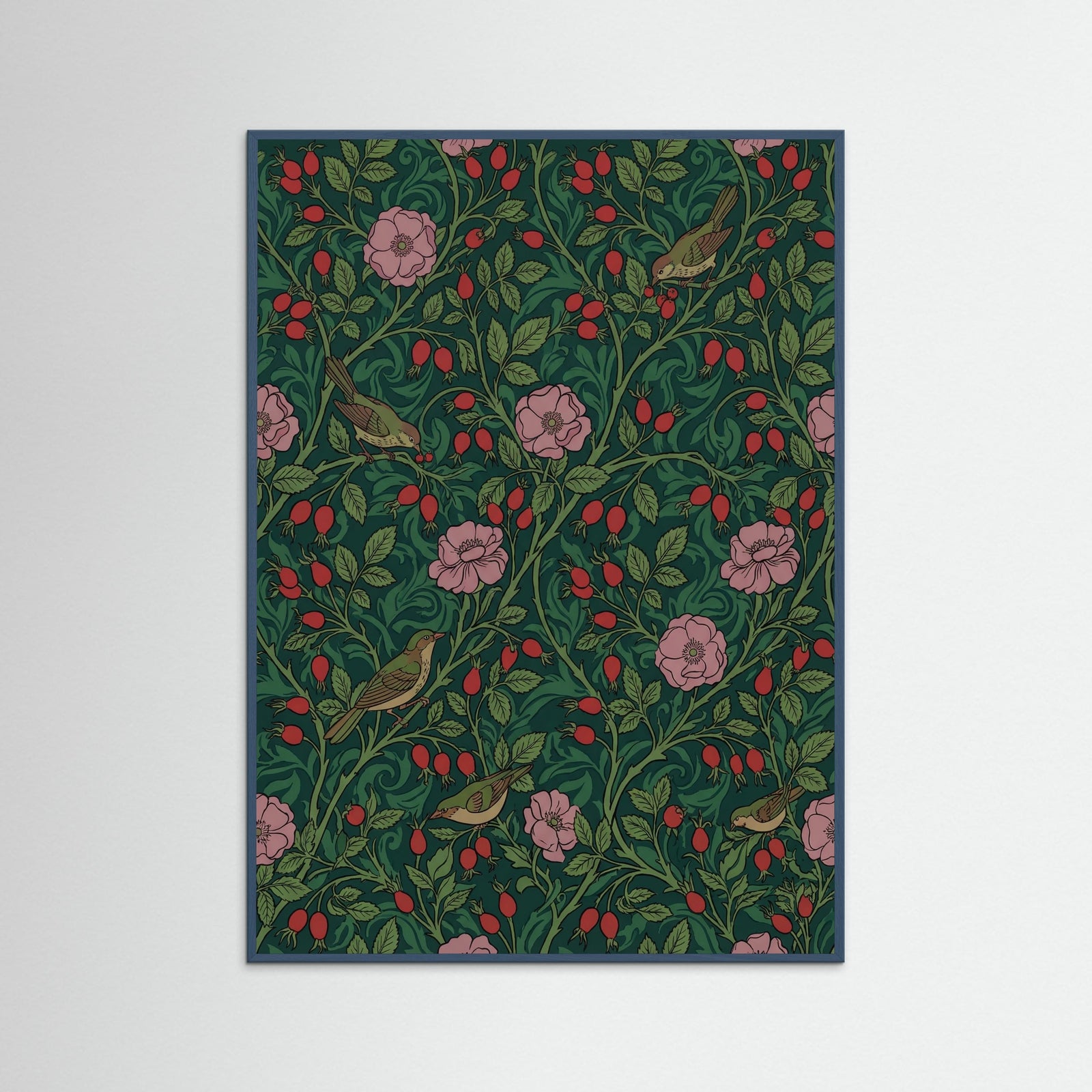 Teal Wood Grapevine Elegance