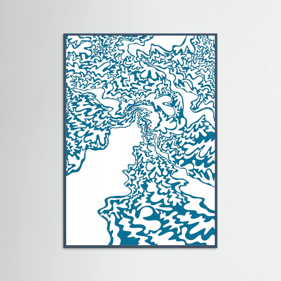 Affiche Great surf waves – affiche et impression d’art