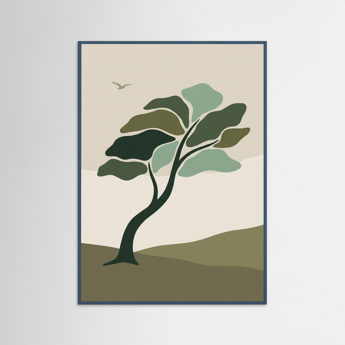 Teal Wood Green Grove