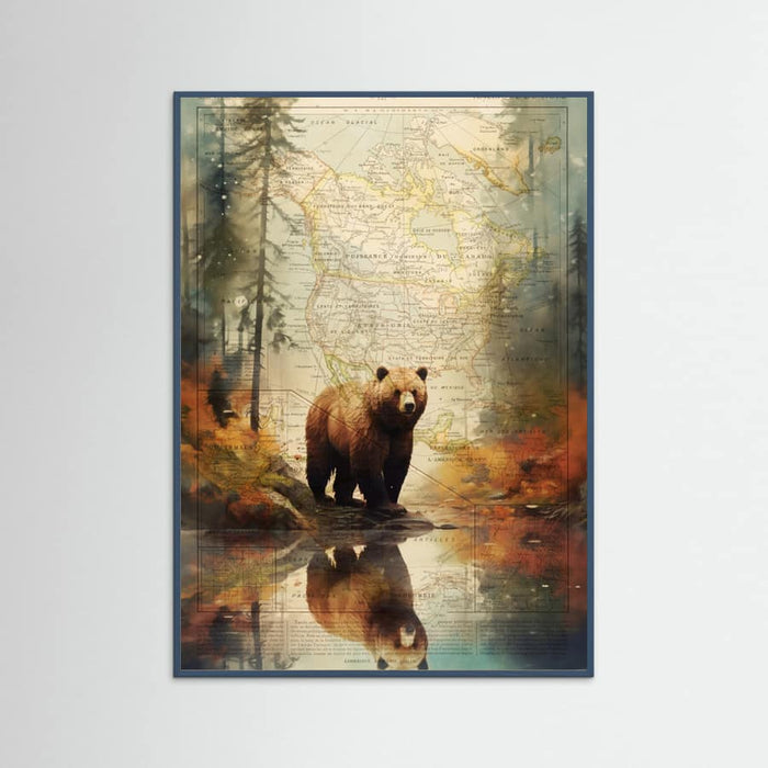 Teal Wood Grizzly 2 Poster