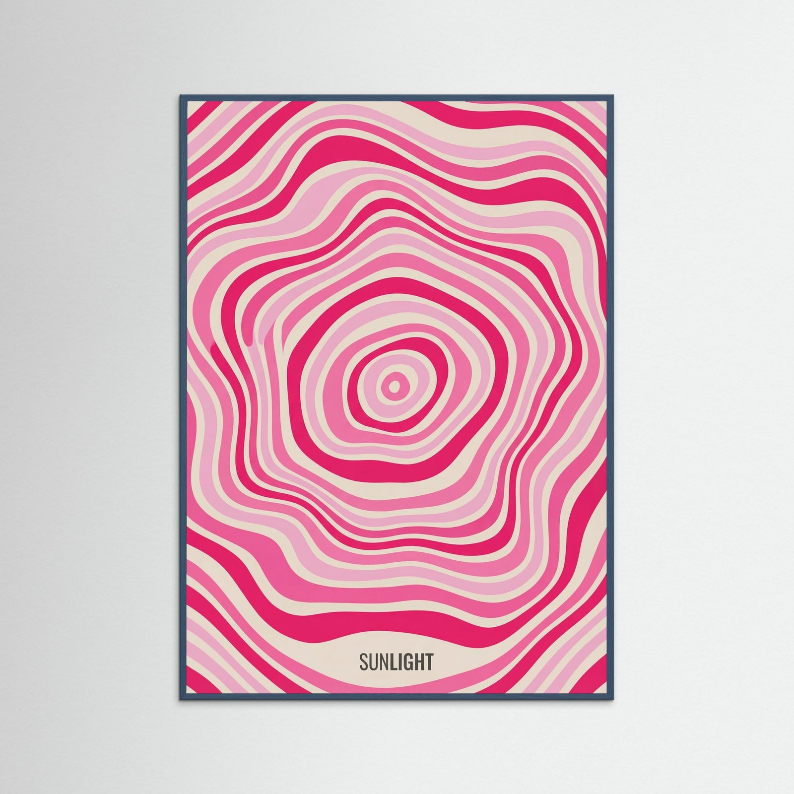 Teal Wood Groovy Flow