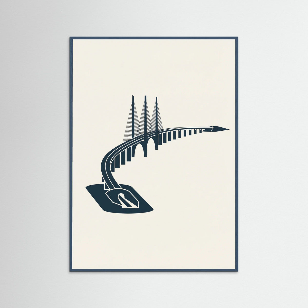 Teal Wood Harbor Tower Blueprint