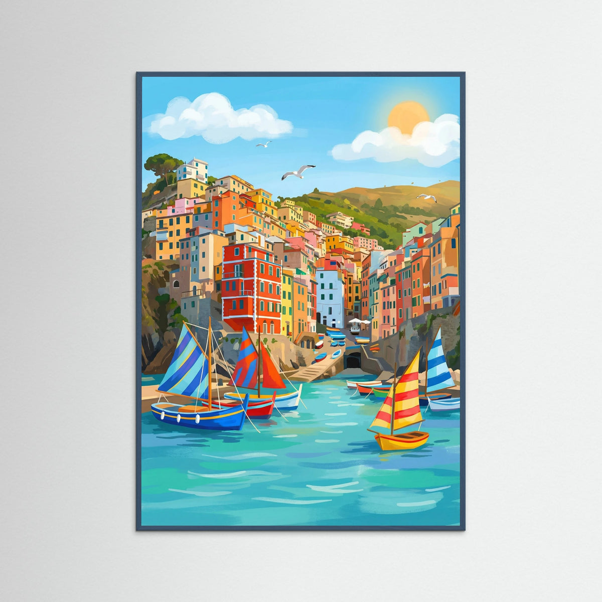 Teal Wood Harbor Vibrance