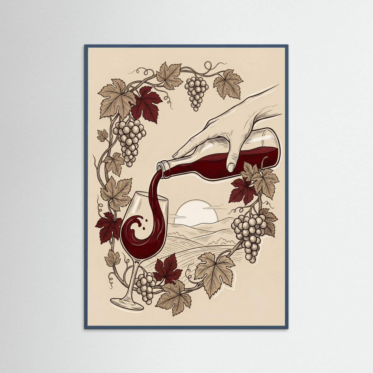 Teal Wood Harvest Toast