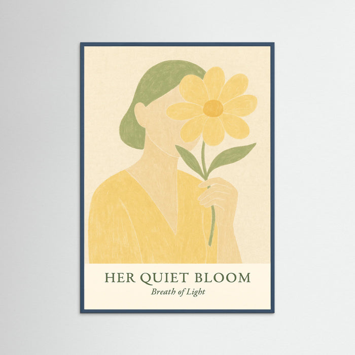 Teal Wood Her quiet bloom