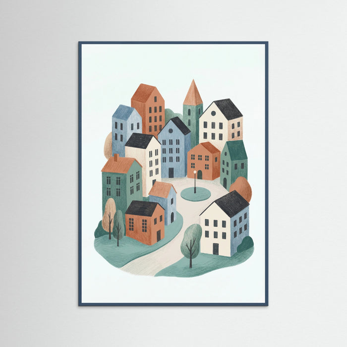 Teal Wood Hillside Haven