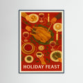 Teal Wood Holiday Feast