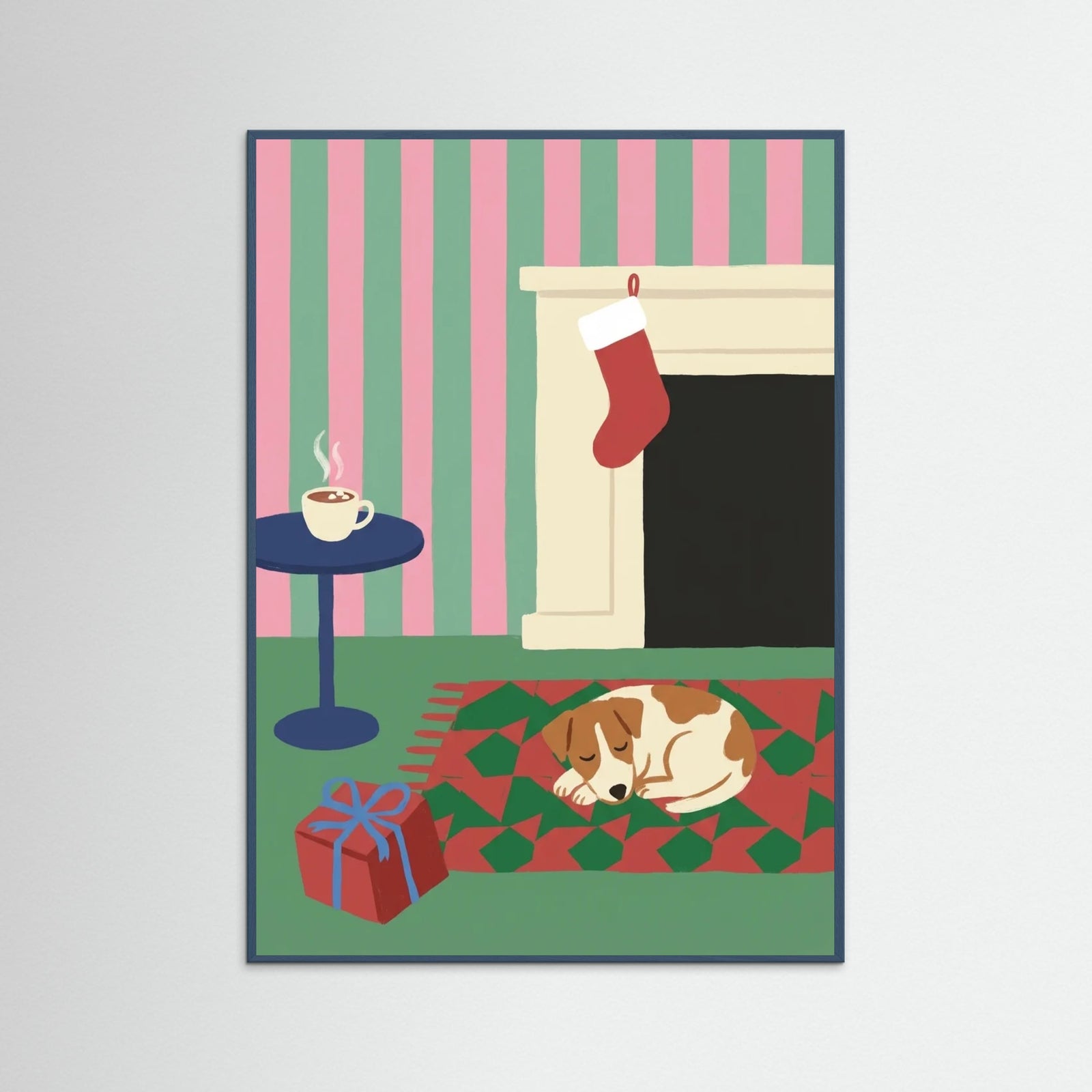 Teal Wood Holiday Reading Nook