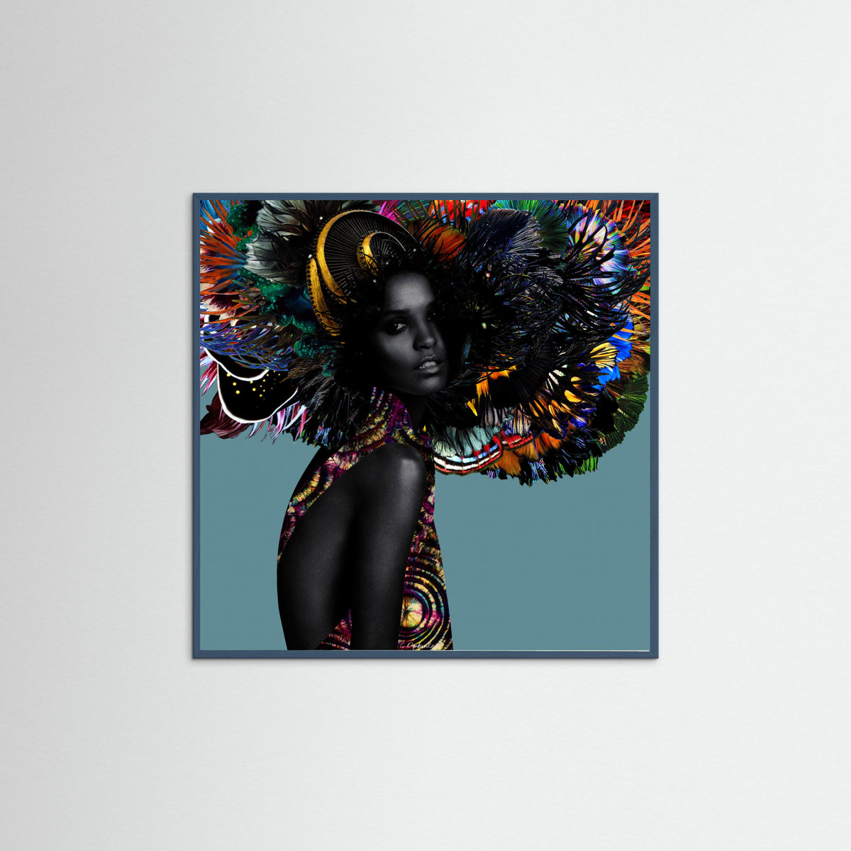 Teal Wood Iansa Poster