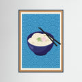 Teal Wood Iconic Ramen Poster