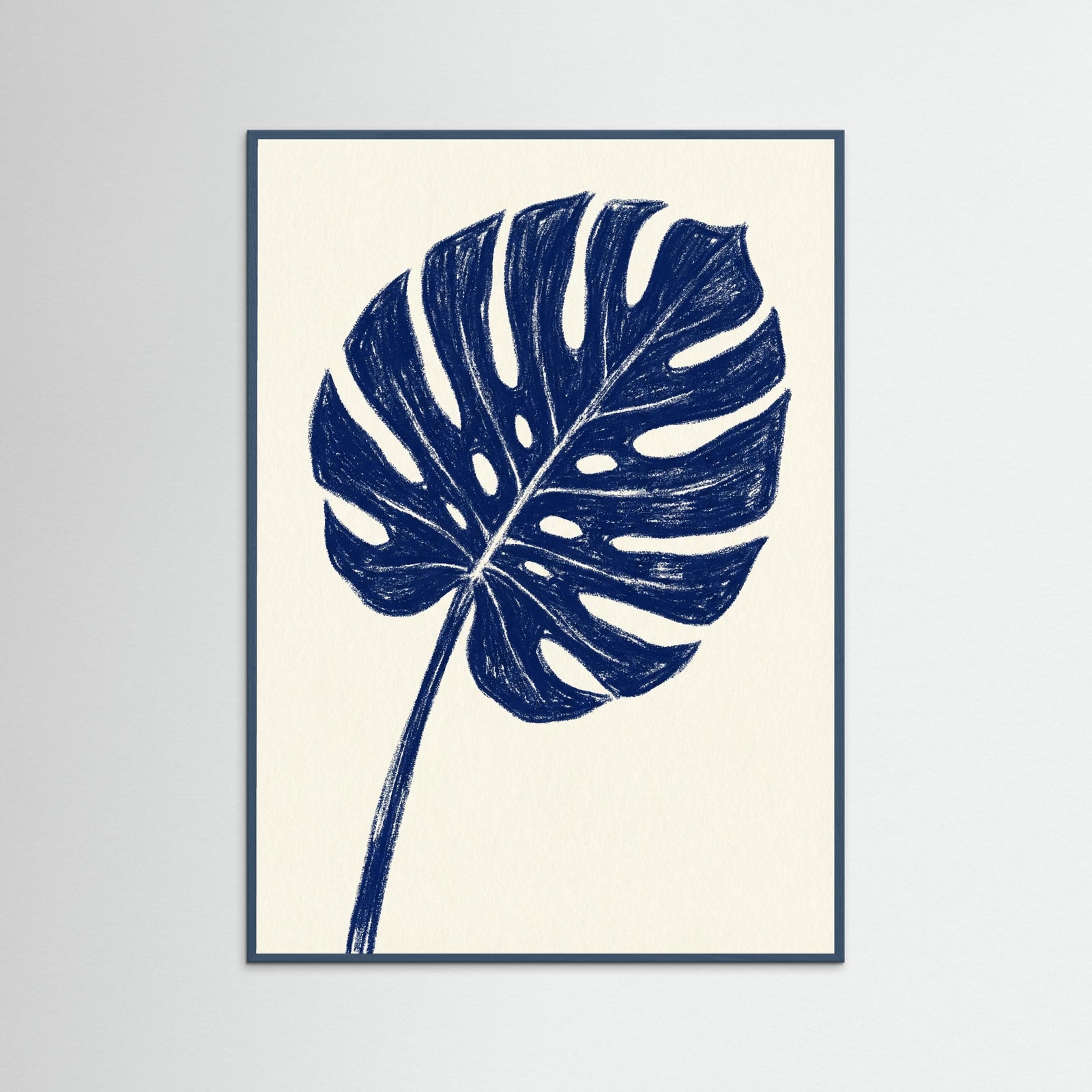 Teal Wood Indigo Bloom Vase