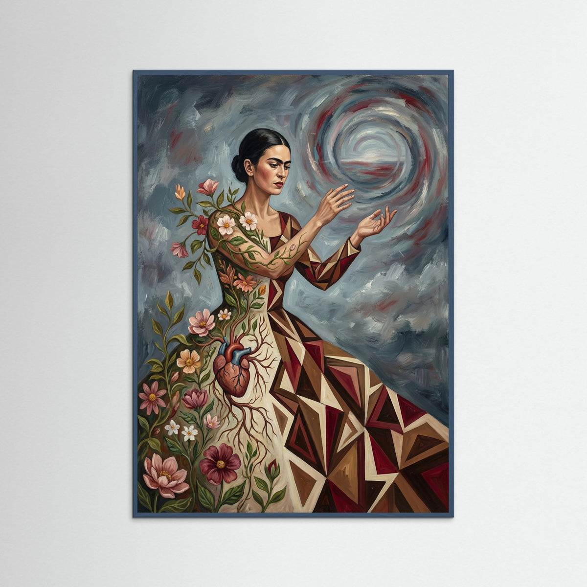 Teal Wood Intertwined Selves