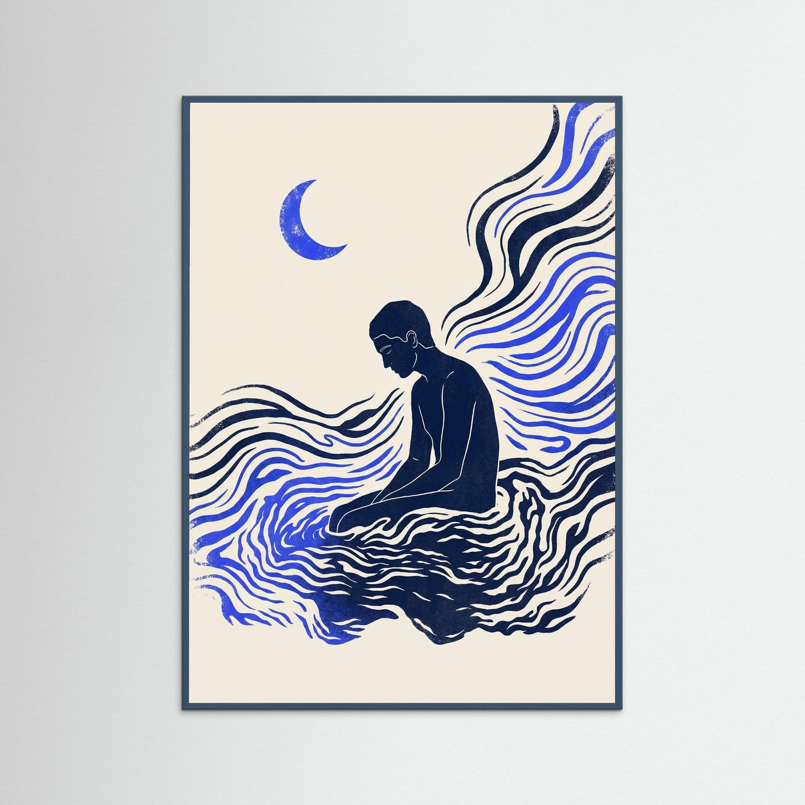 Teal Wood Intimate Embrace