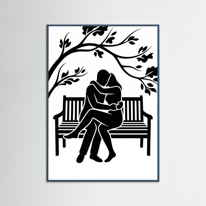 Teal Wood Intimate Silhouettes