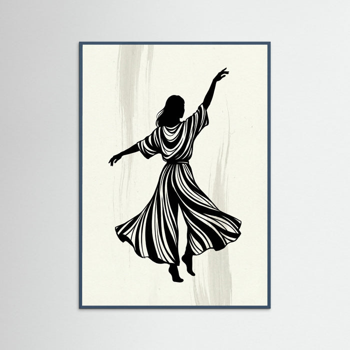 Teal Wood Joyful Leap