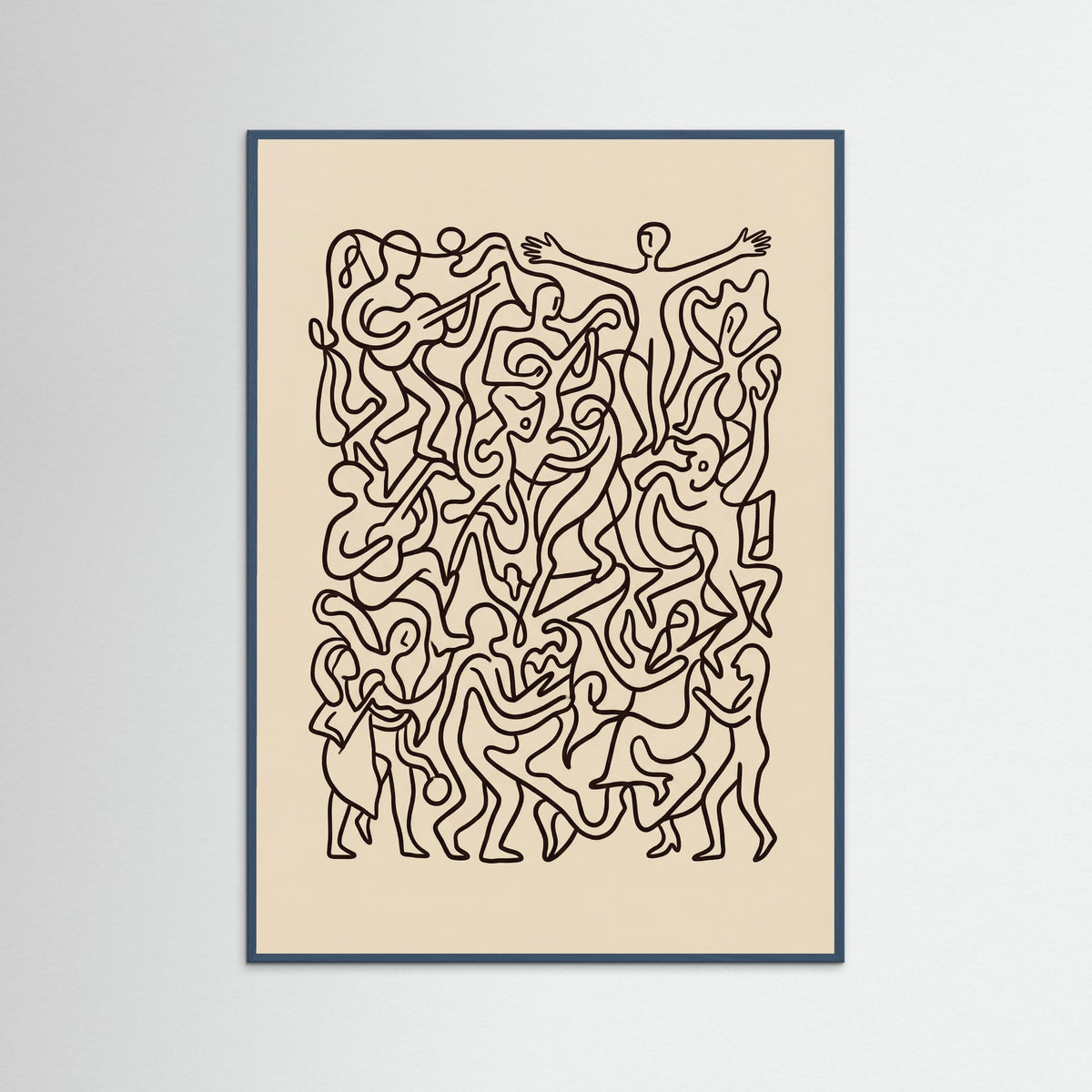 Teal Wood Joyful Lines