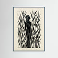 Teal Wood Jungle Embrace