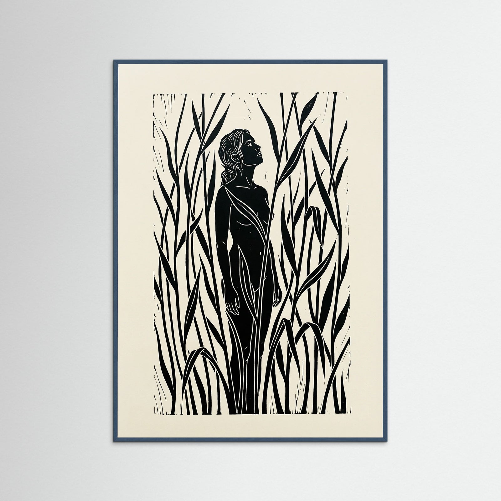 Teal Wood Jungle Embrace