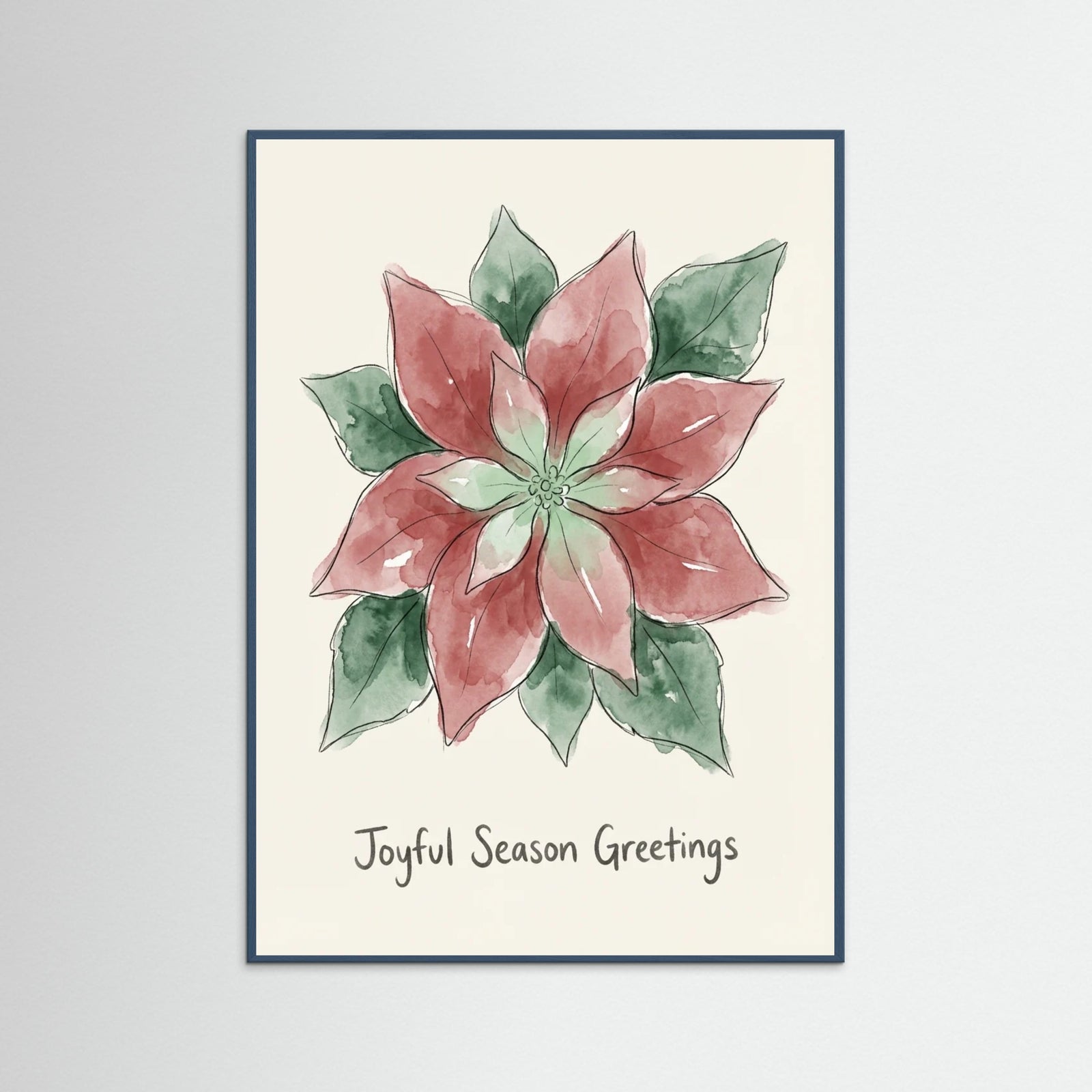 Teal Wood Kissmas Bloom