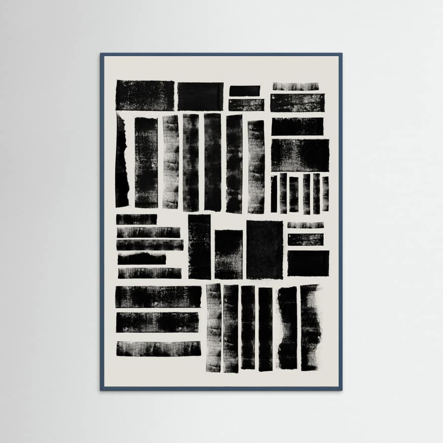 LINO CUT COMPOSITION Poster – poster and art print