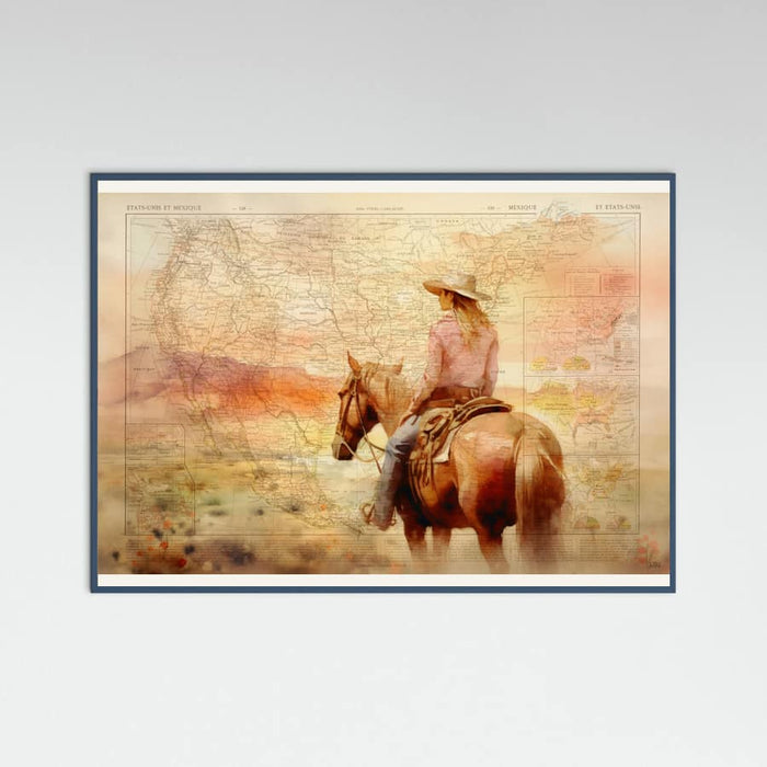 Teal Wood Land of the Brave Poster