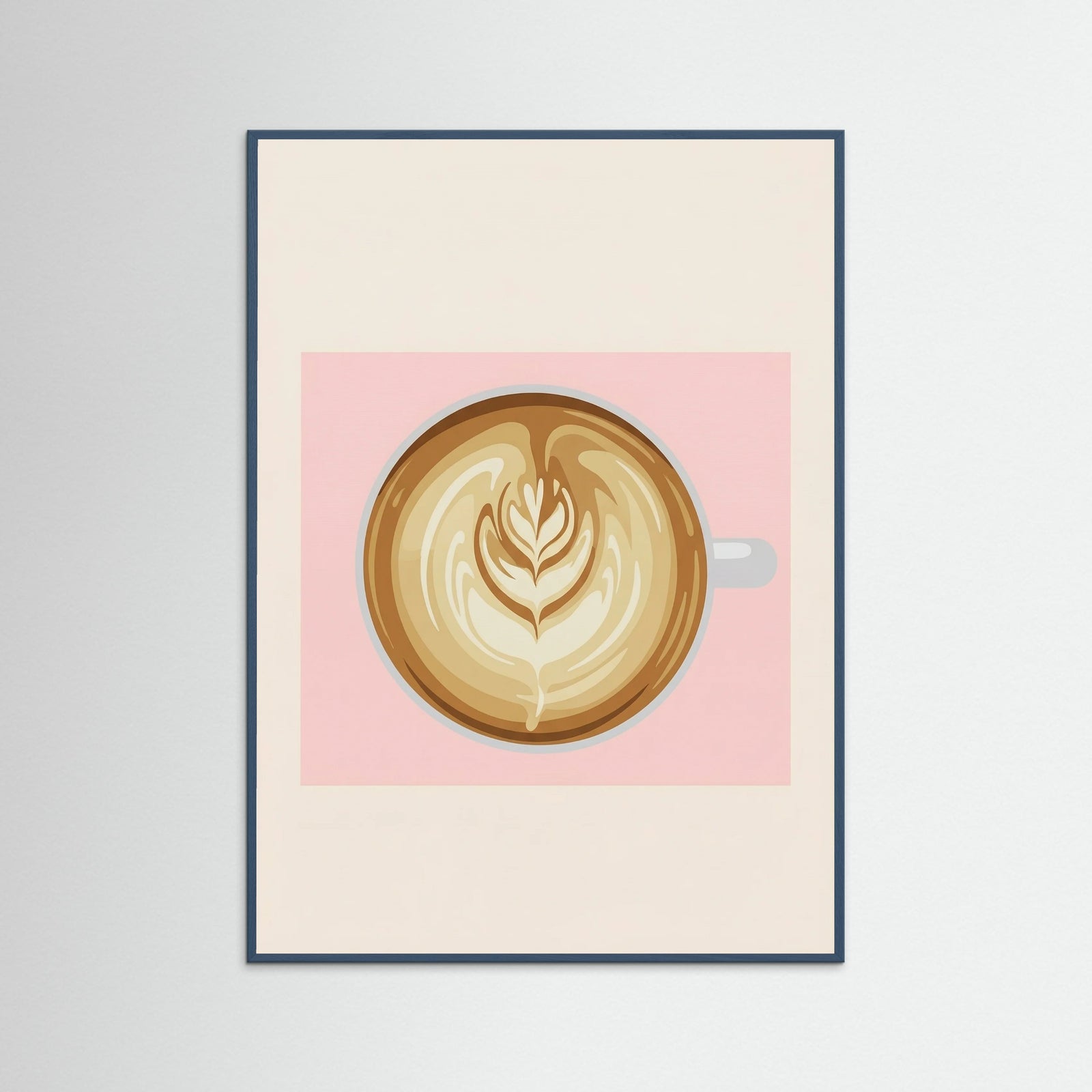 Teal Wood Latte Art Classic