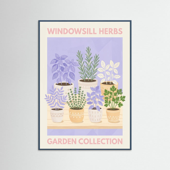 Teal Wood Lavender Blooms
