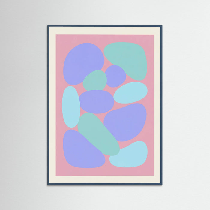Teal Wood Lavender Coral