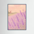 Teal Wood Lavender Dreams