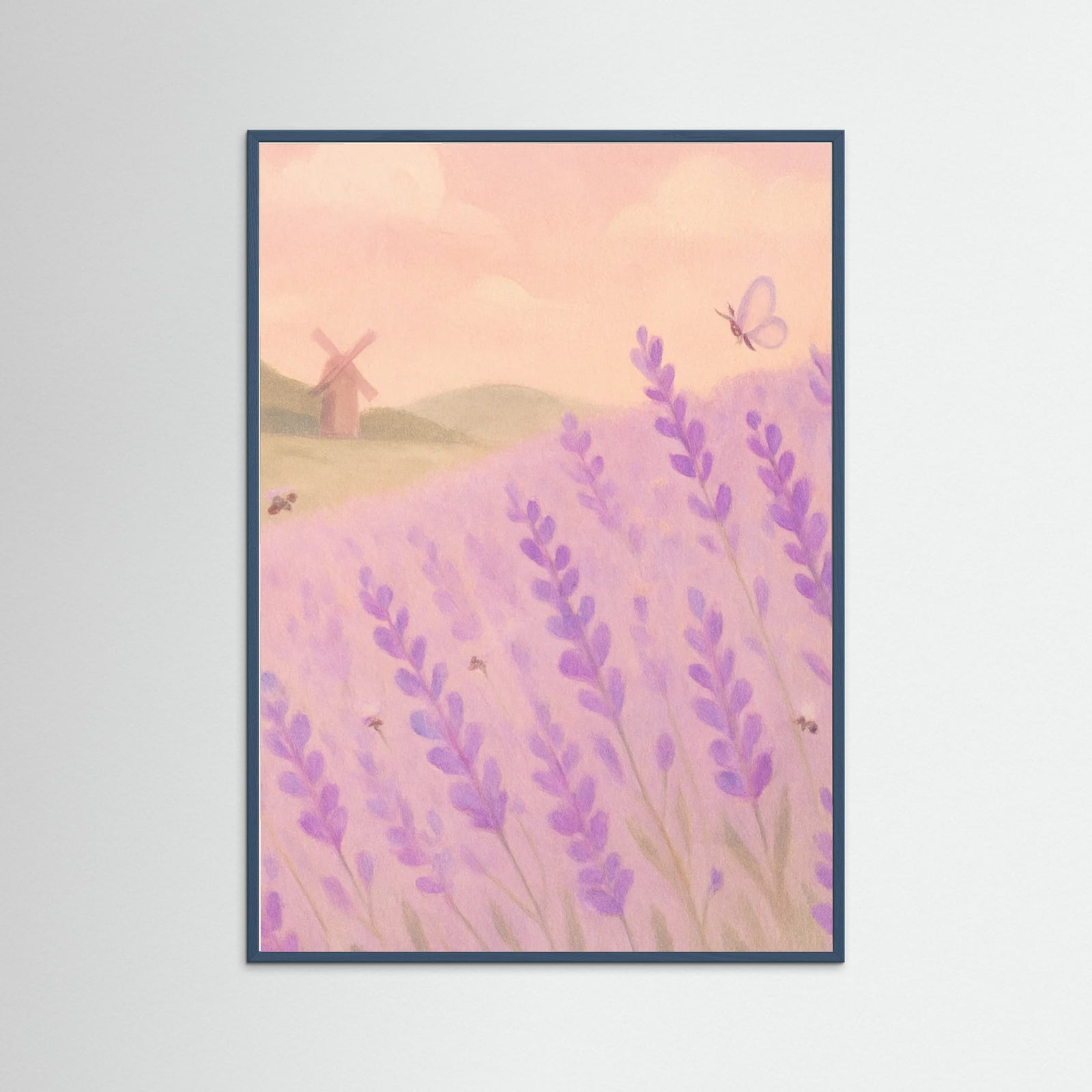Teal Wood Lavender Dreams