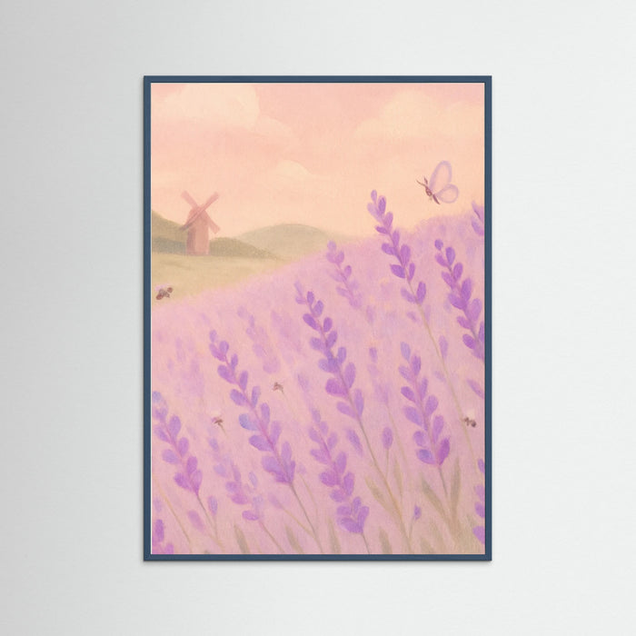 Teal Wood Lavender Dreams