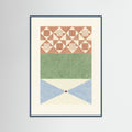Teal Wood Layered Harmony
