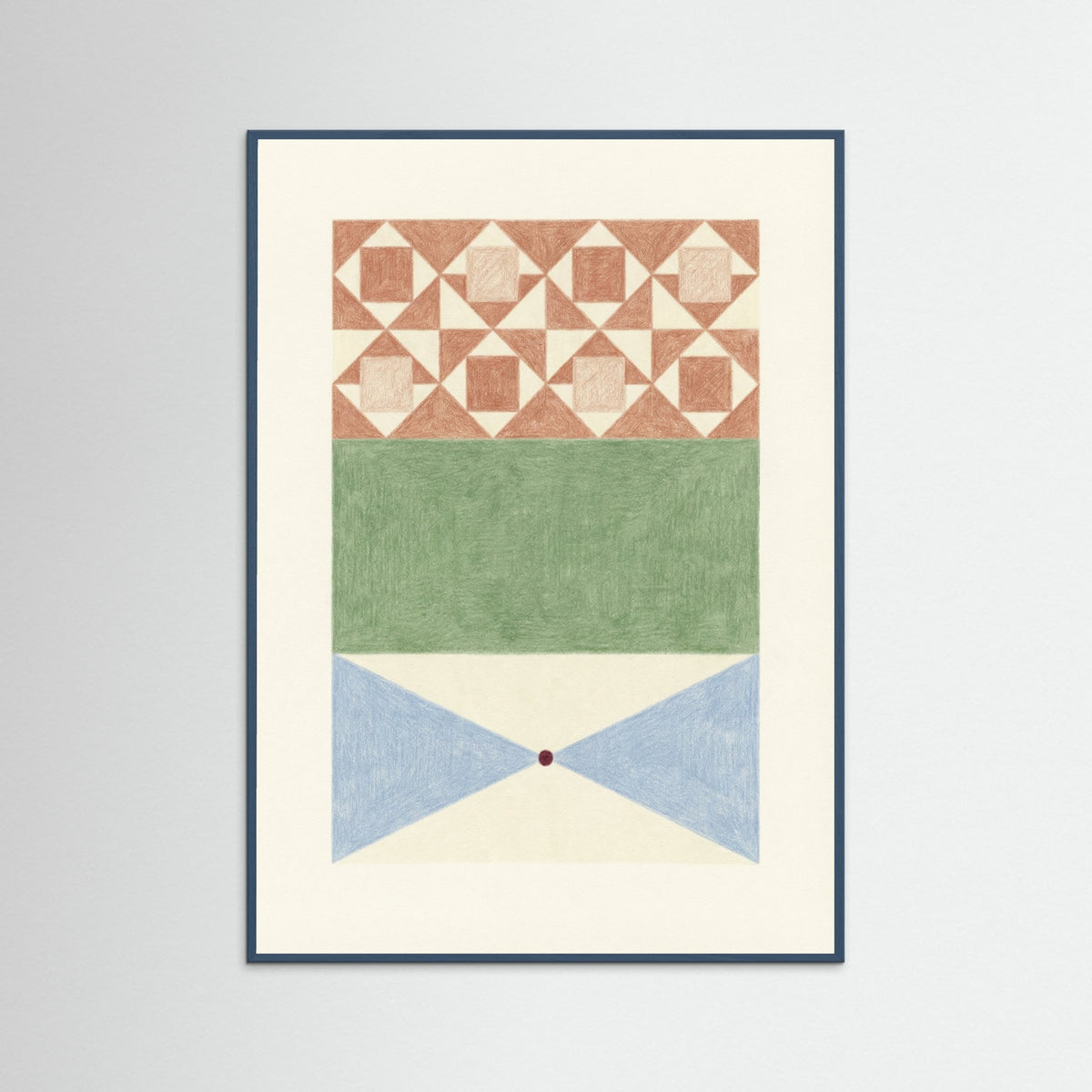 Teal Wood Layered Harmony