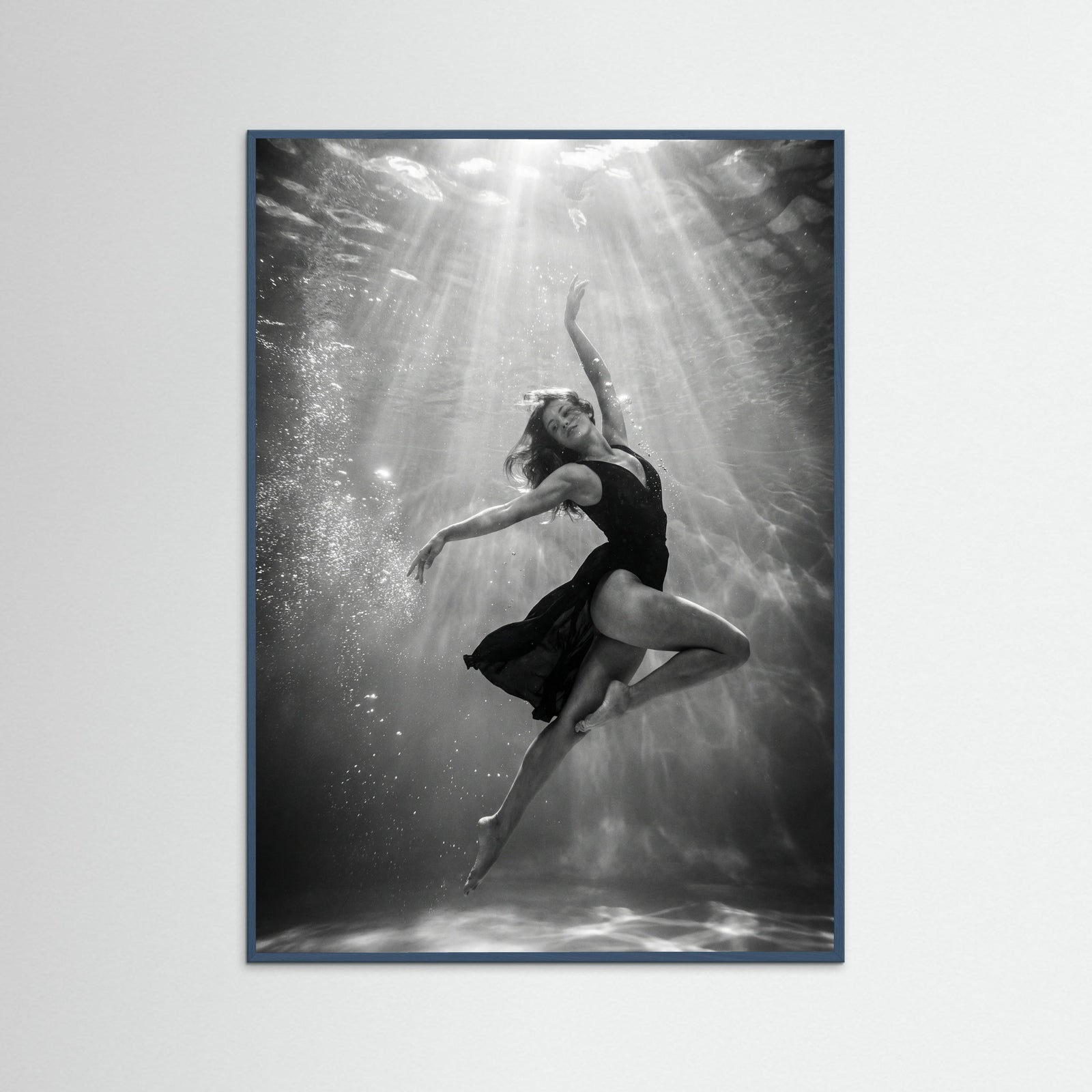 Teal Wood Leap of Joy