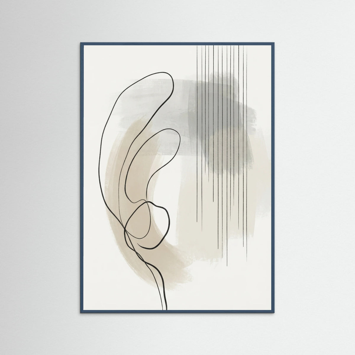 Teal Wood Linear Serenity