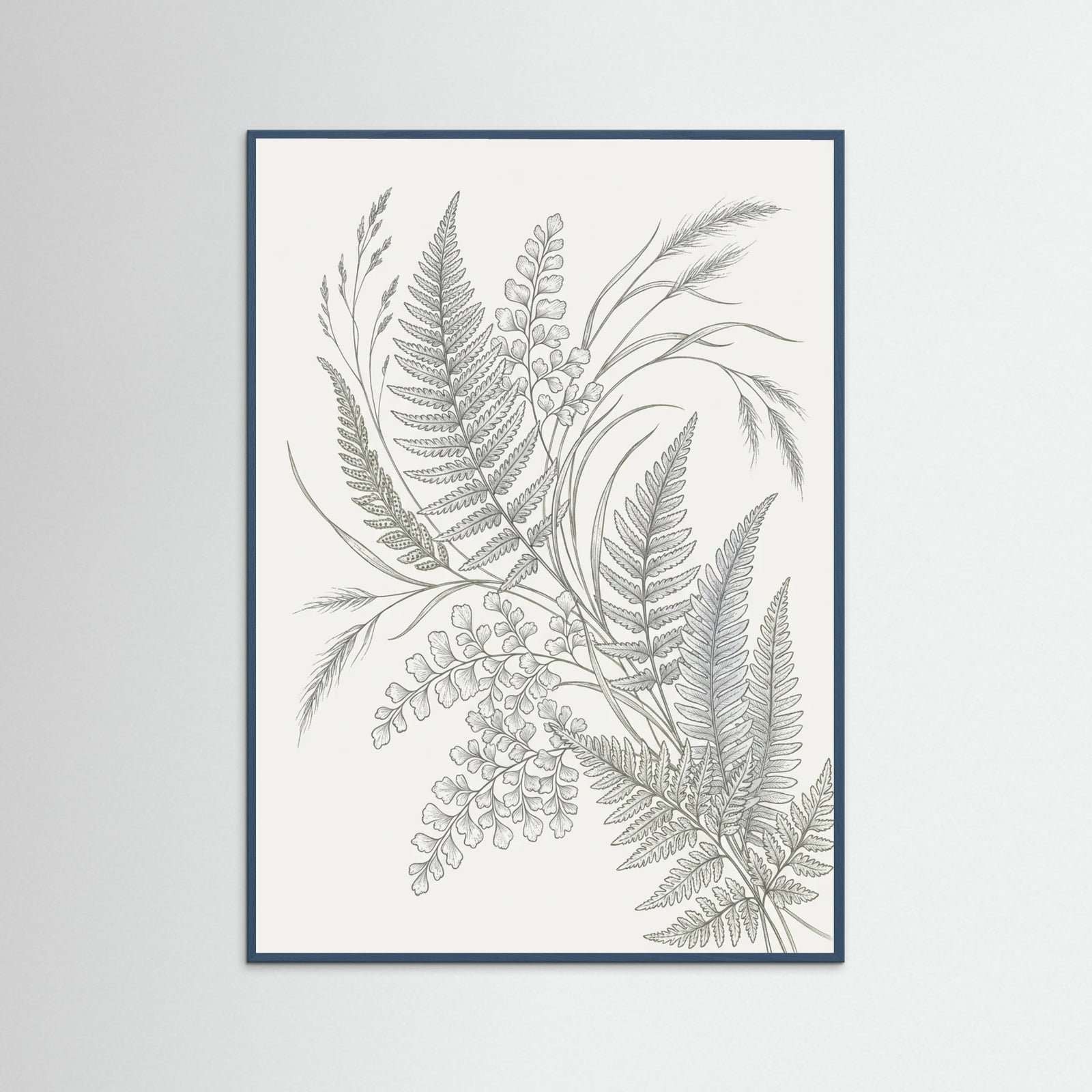 Teal Wood Lined Botanicals