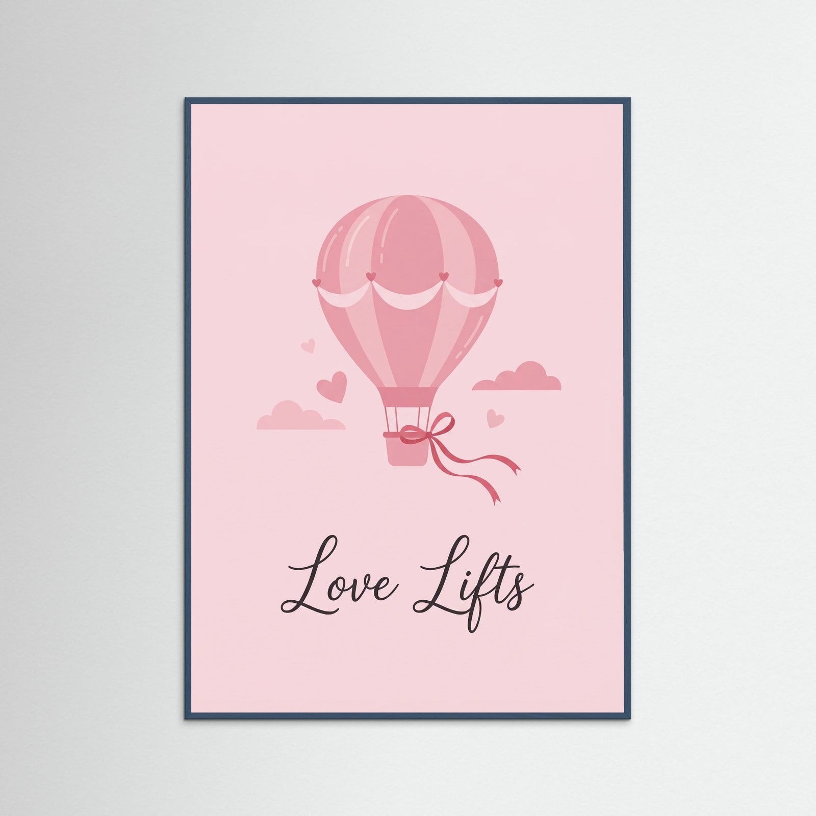 Teal Wood Love Ace Card